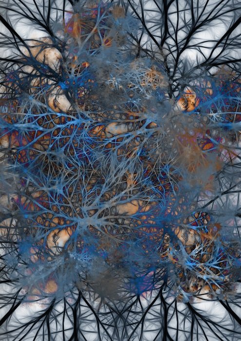 network pattern mess art cool