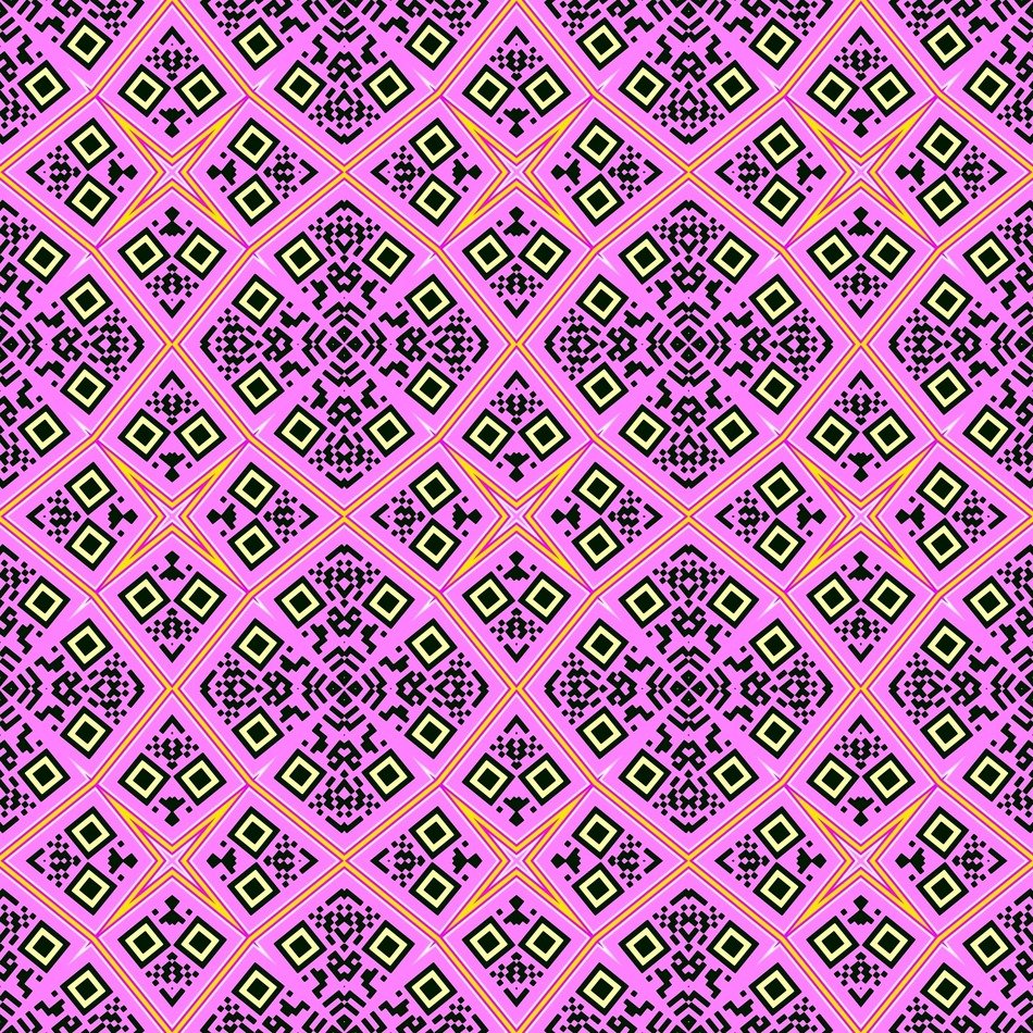 seamless pattern on the pink background