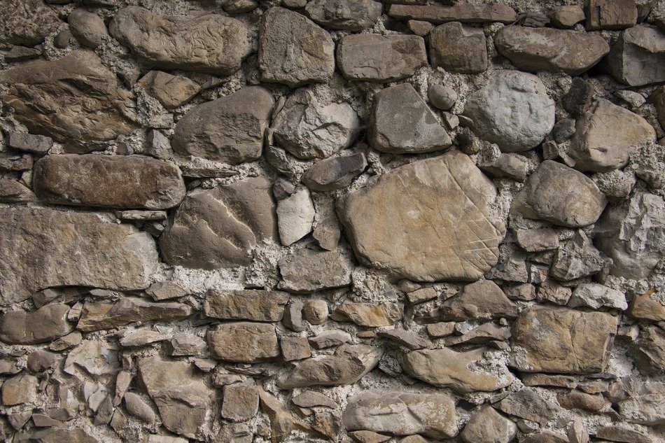 wall natural stone layered hard
