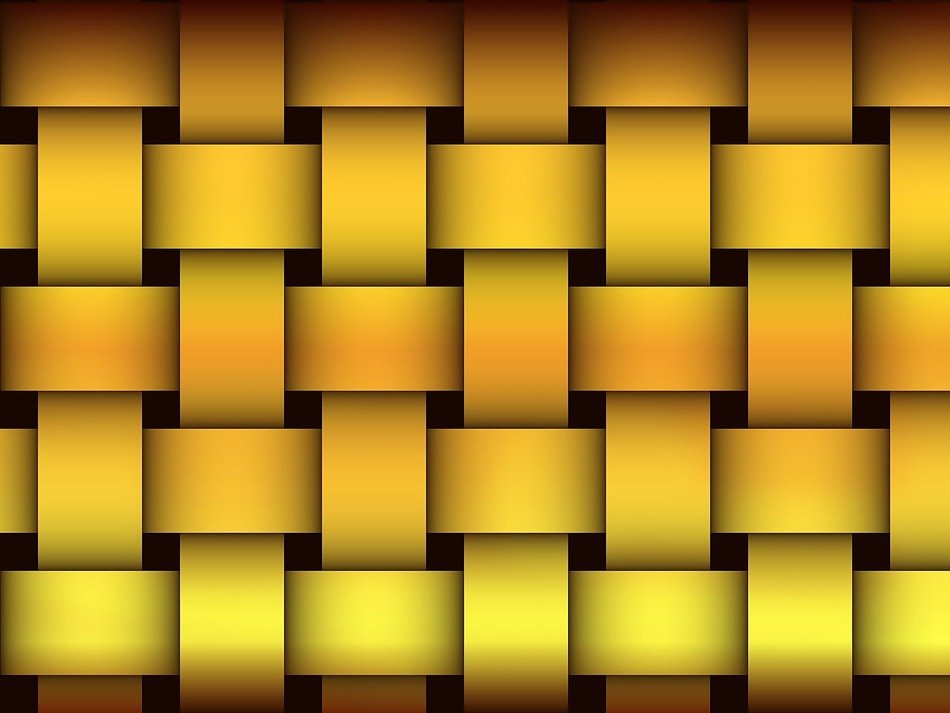 background weaving gold structure