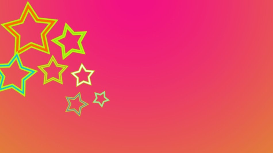 background stars rosa yellow girl