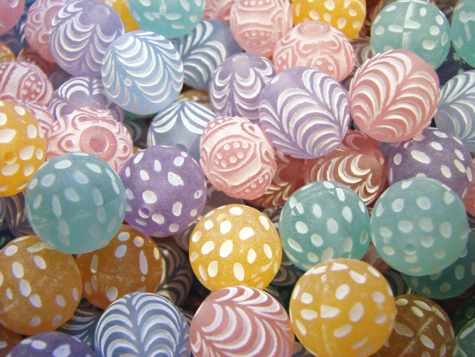 beads pastel colors colorful