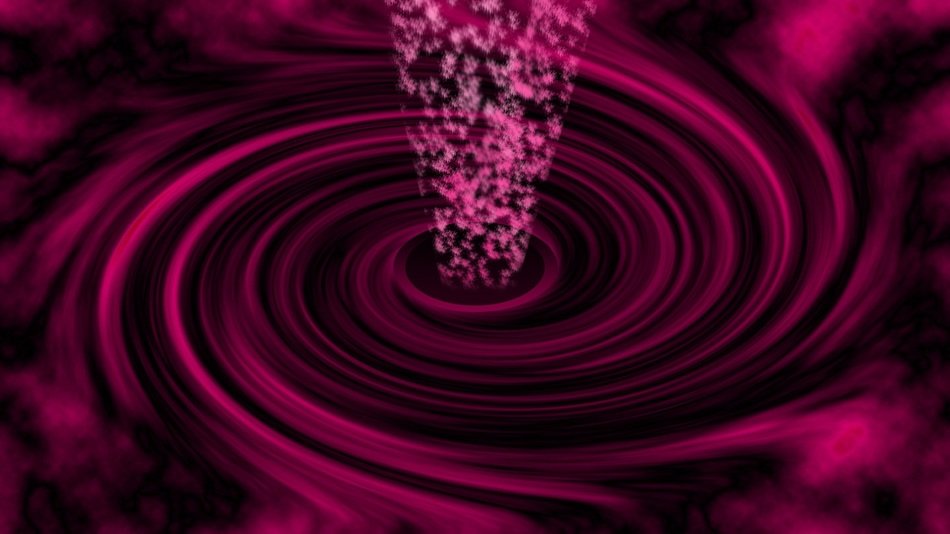 background drawing of the black hole