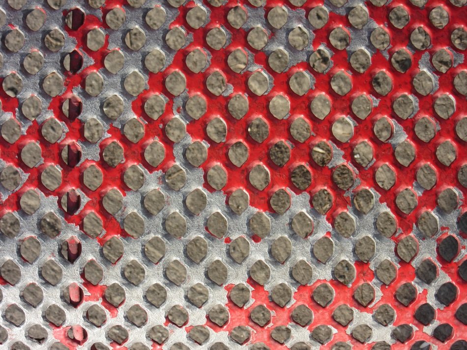 perforated sheet color red bright