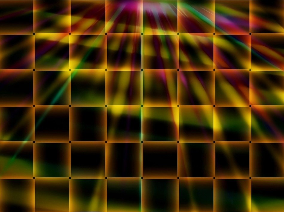 disco music colored background