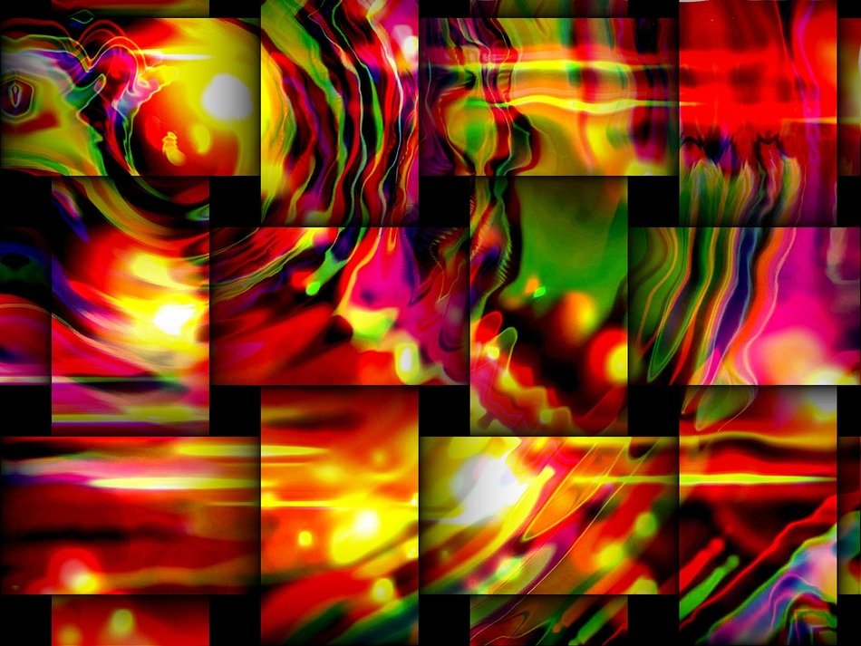weave colorful lichtspiel pattern