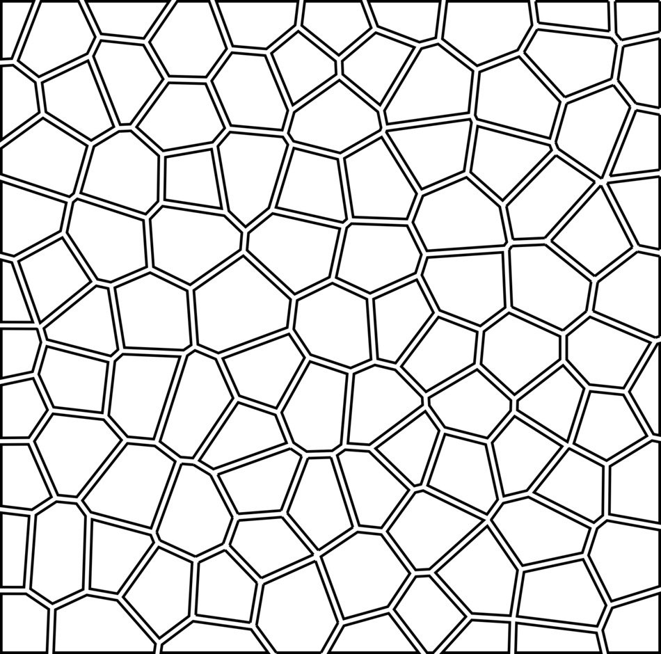 comb lines offset pattern