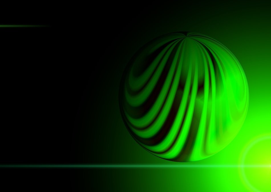 ball green texture about