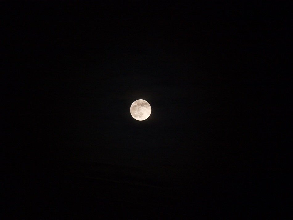 moon white black background night