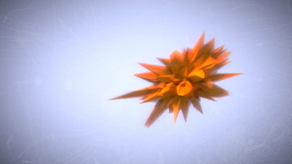abstract pointy spiky abstraction