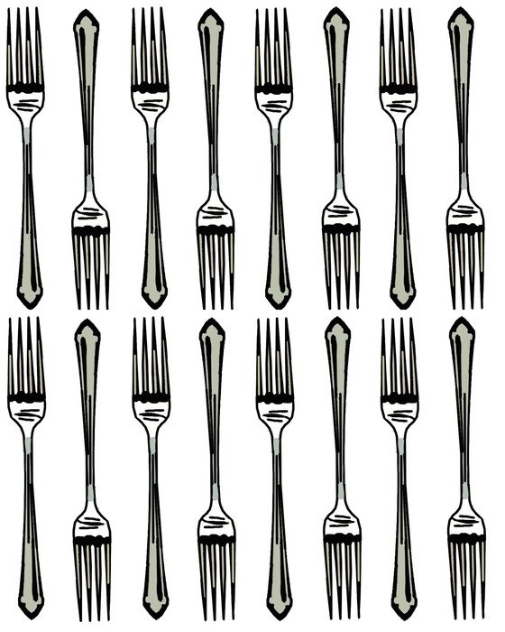 fork clip art silver grey gray