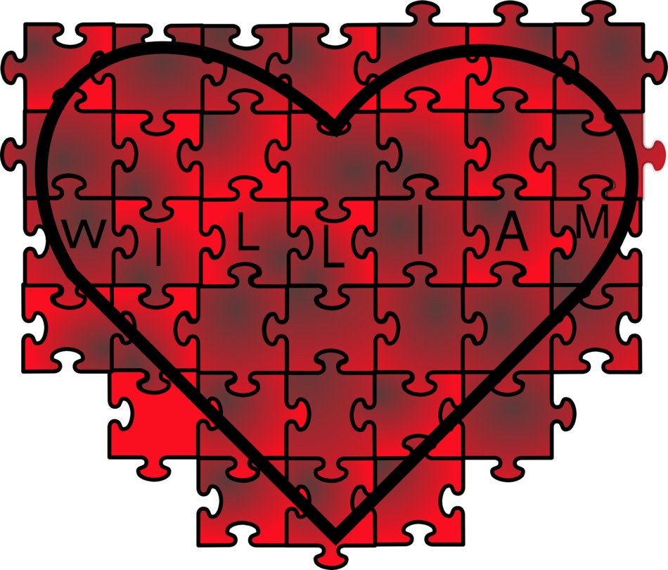 puzzles pieces jigsaw red pink