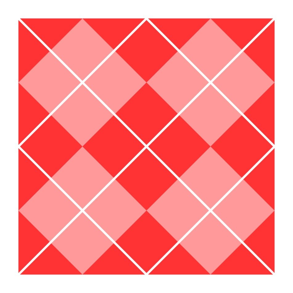 argyle patterns red pink white