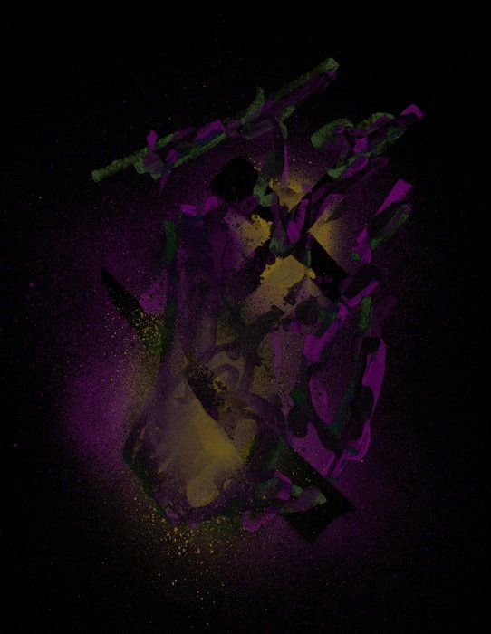 abstrak art background colorful