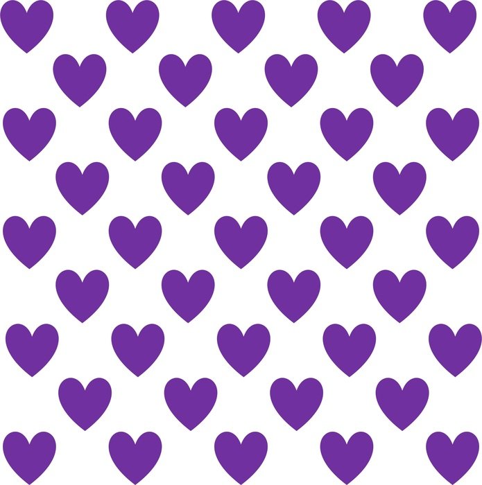 purple heart love valentine