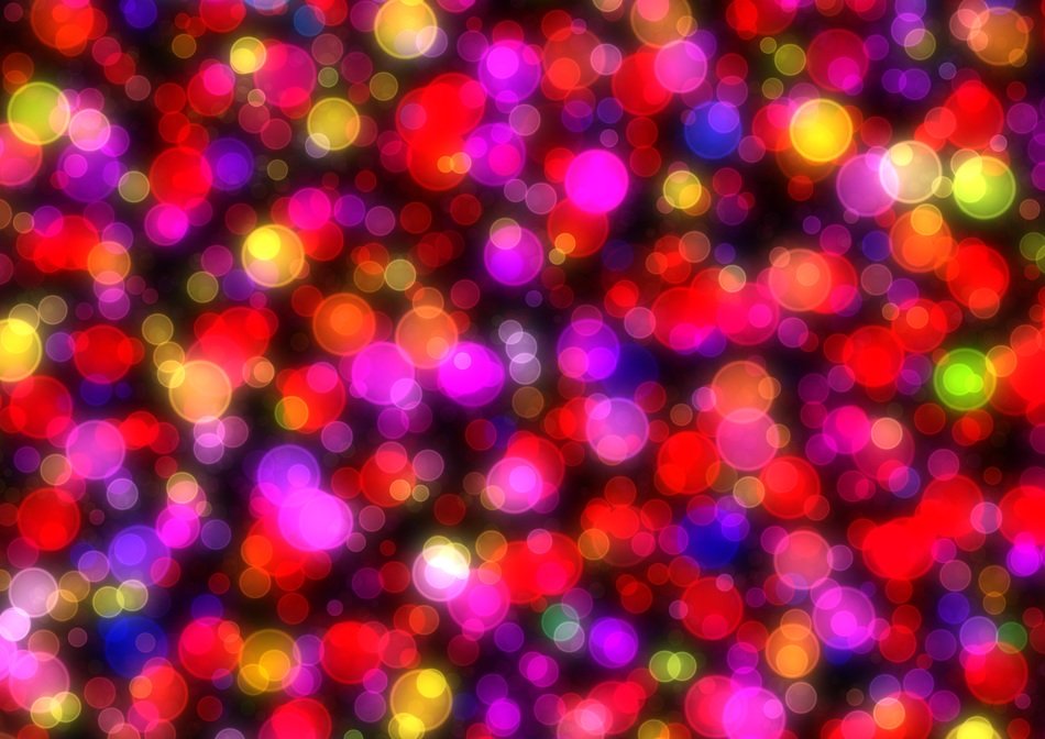 bokeh colorful red purple