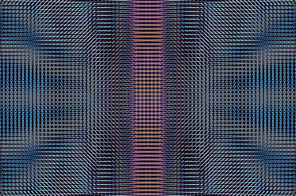 blue eye cancer abstract black