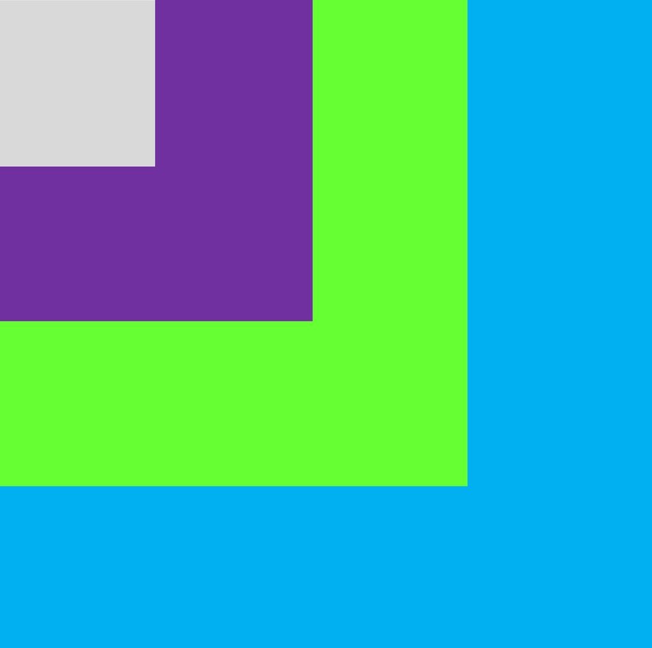 vibrant bold colors geometric