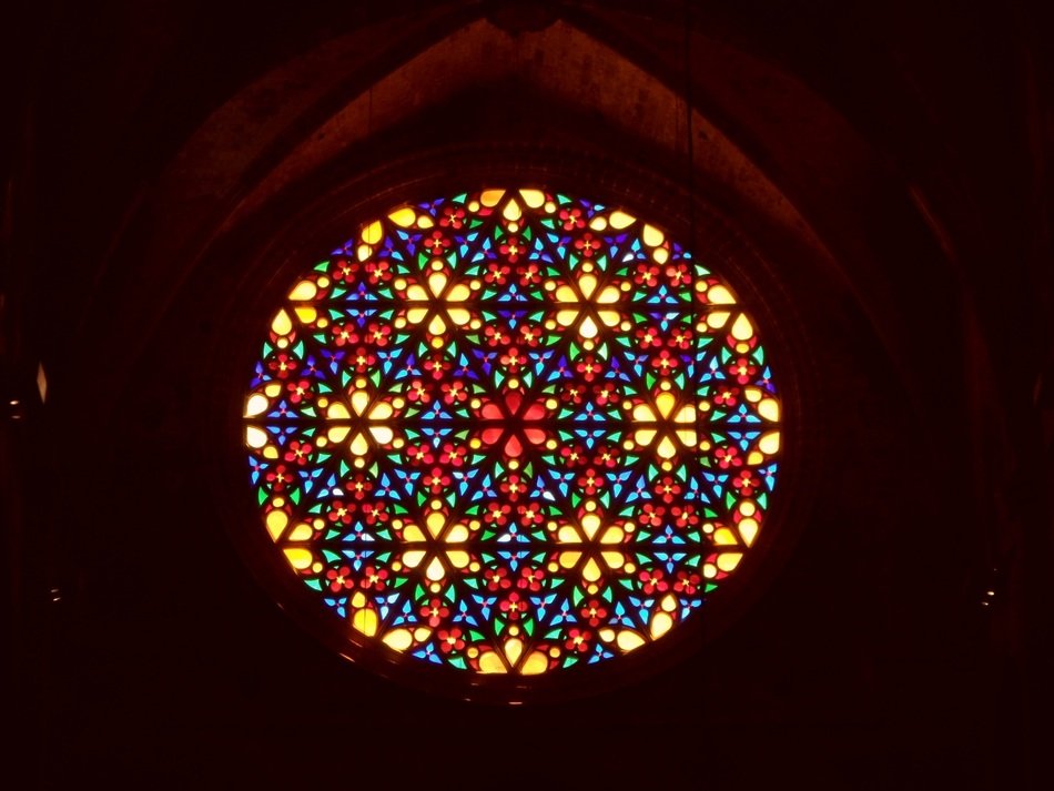 church window colorful