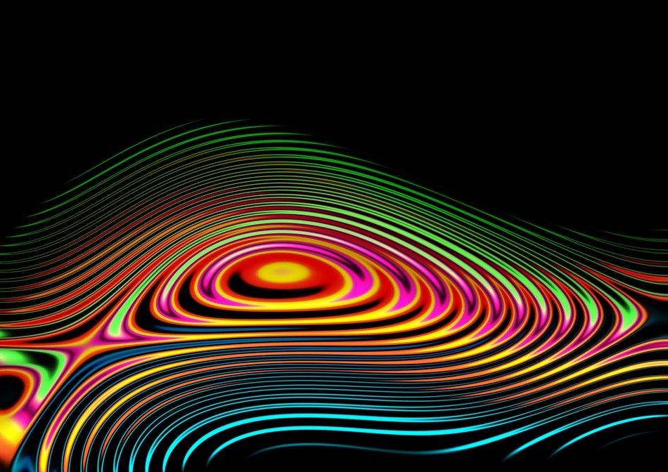 colored abstract swirl image