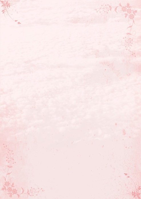 stationery red background flowers