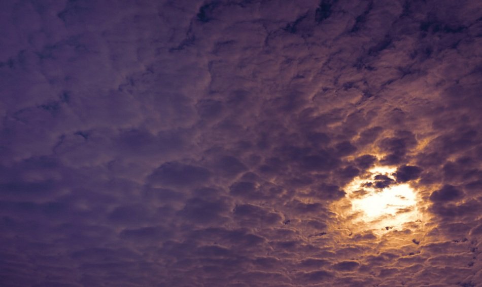 clouds evening sun underground red