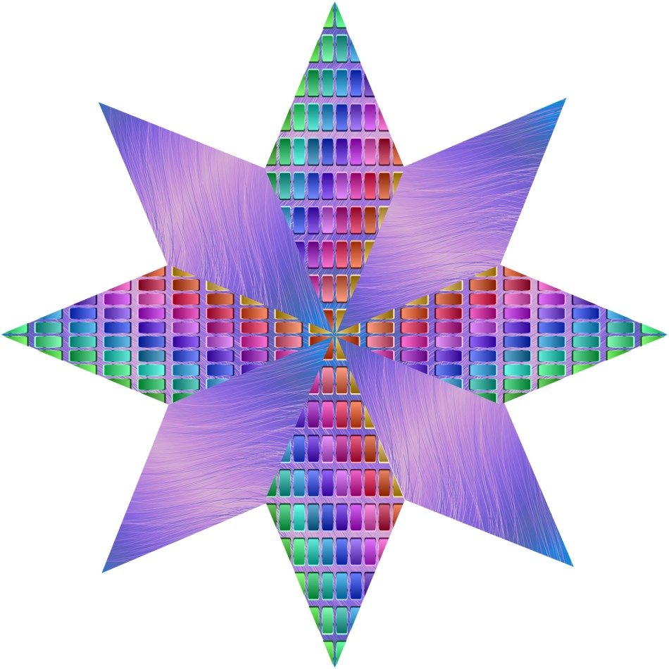 star fabric mosaic creative