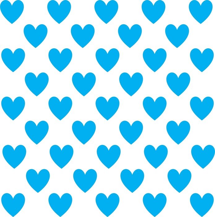 aqua turquoise blue white heart