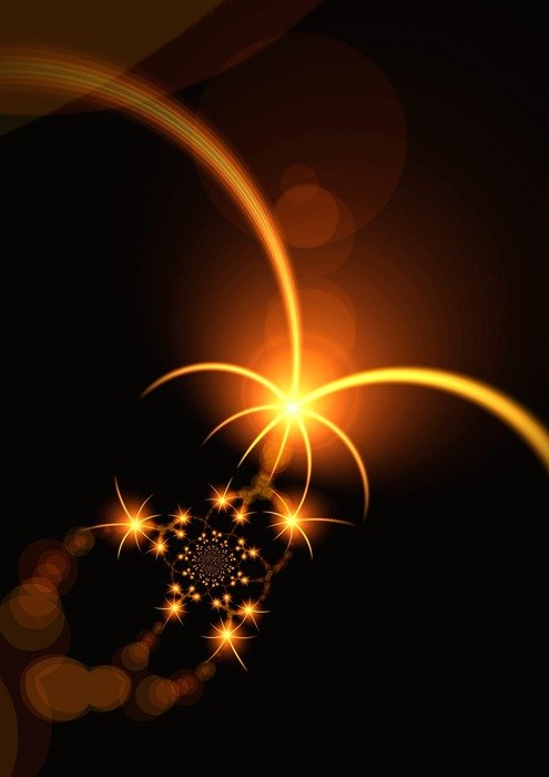 star light fractal background