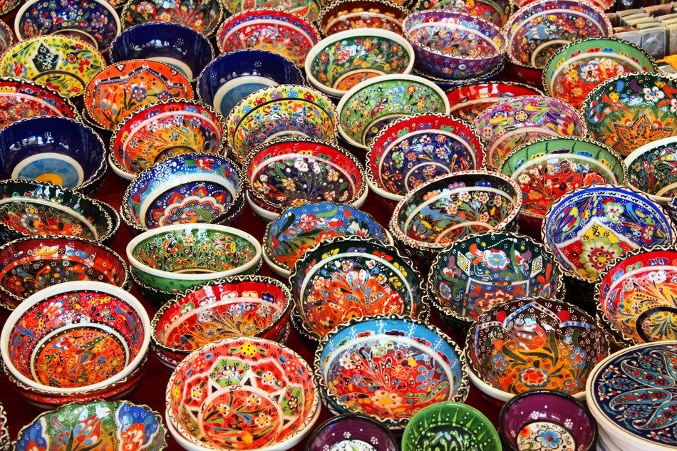 art background bowl ceramic color