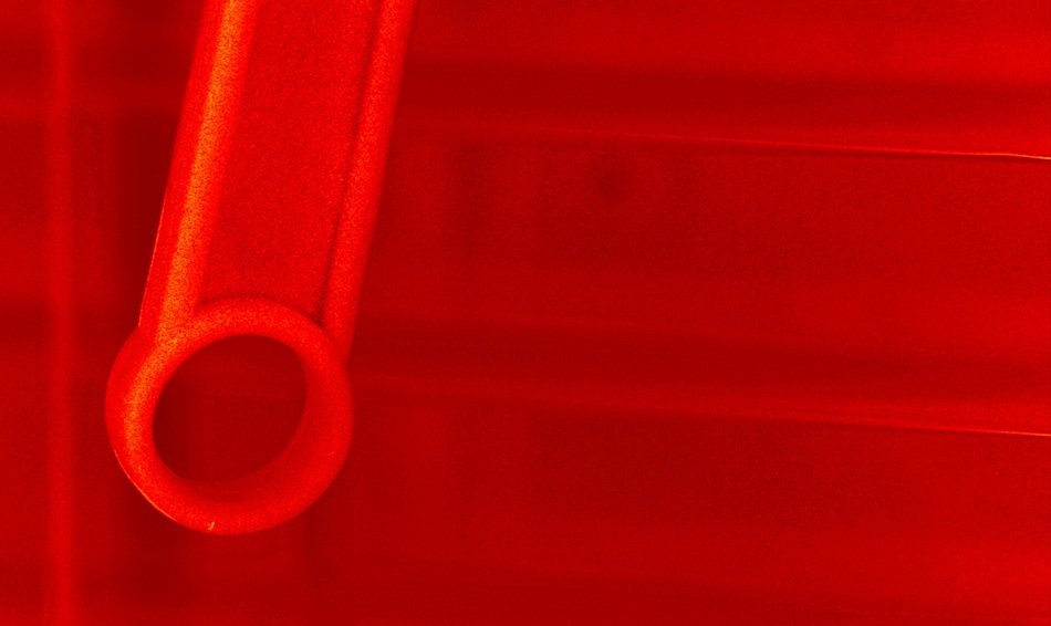 heat red abstract glowing tool