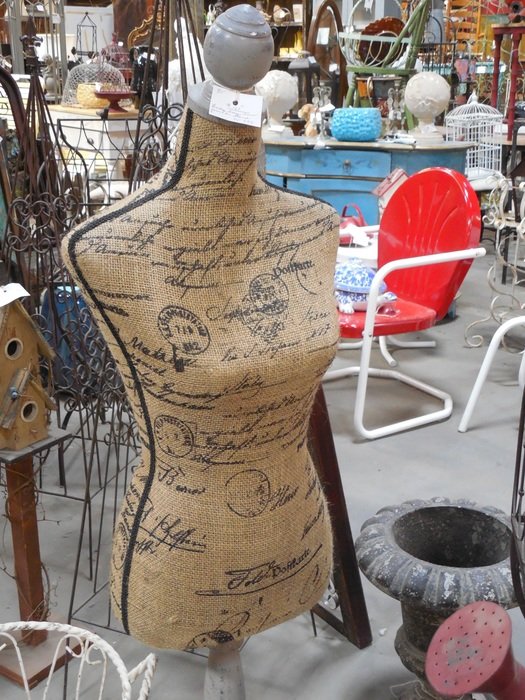 calligraphy mannequin dress retro
