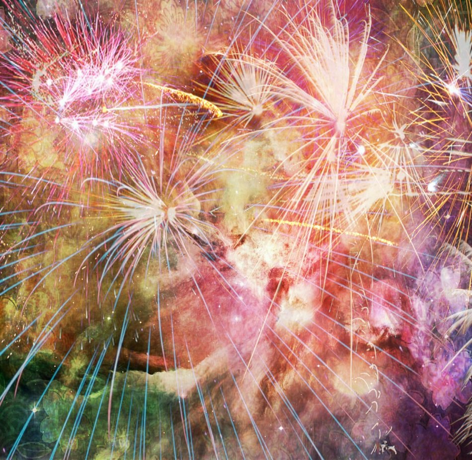 fireworks colorful cheerful party