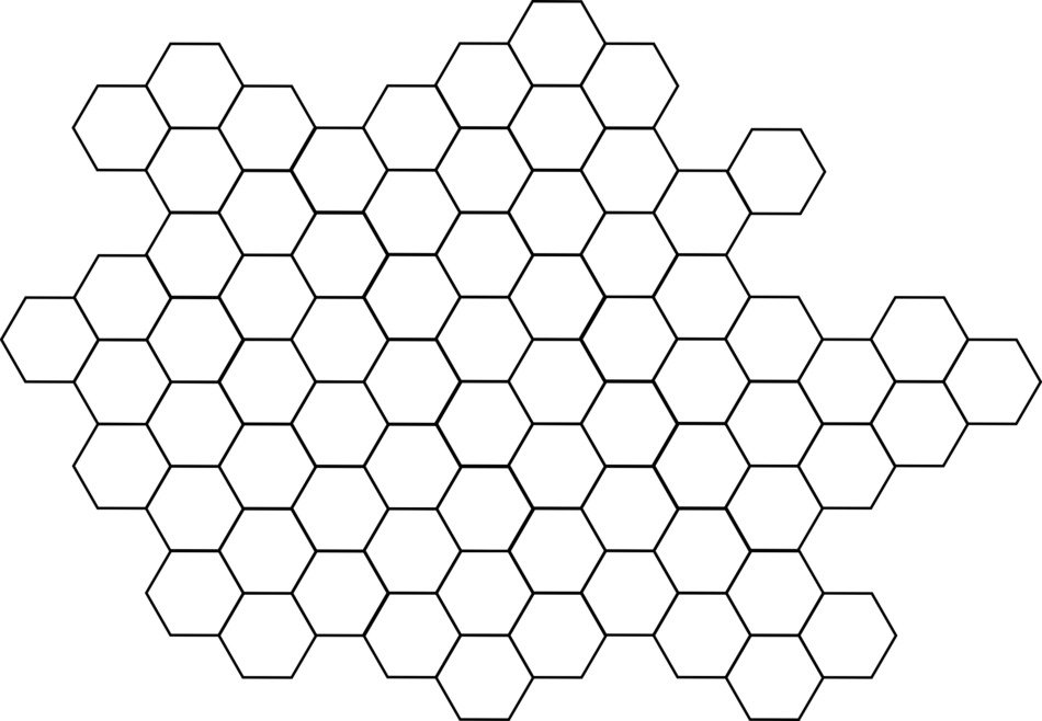 hexagon pattern bee hive beehive
