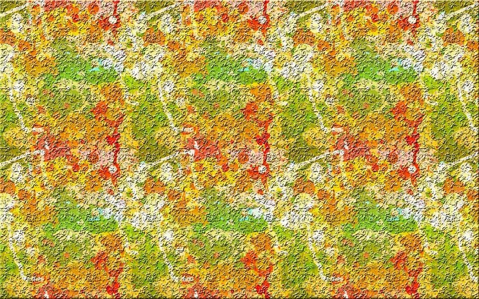 wall colorful red green yellow