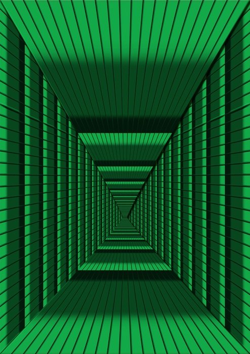 perspective background green