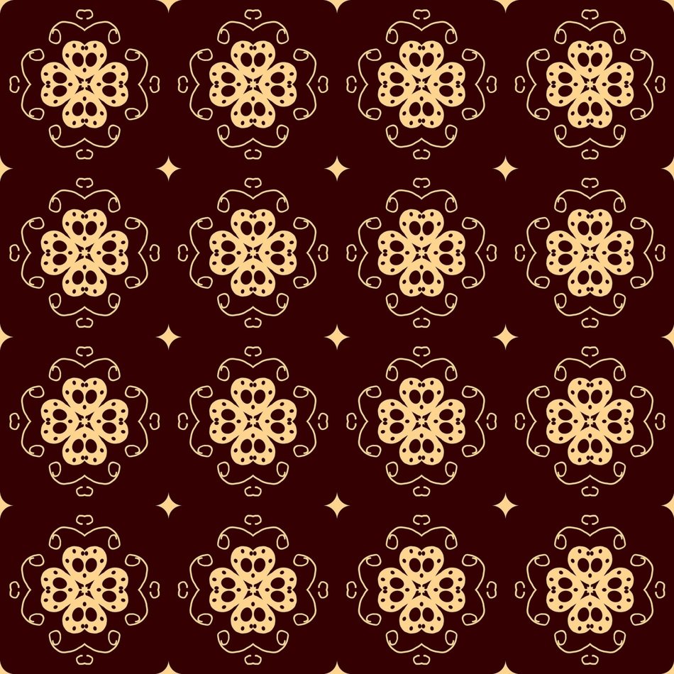 seamless ornament symmetry lines