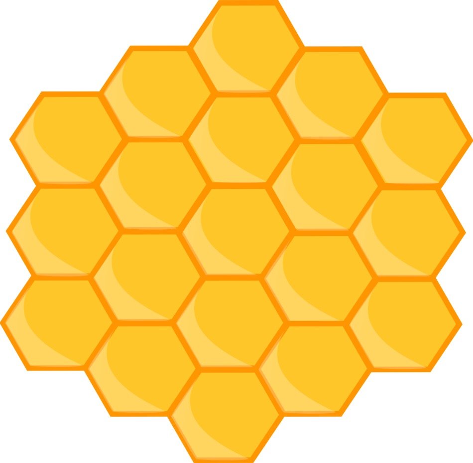 honeycomb design pattern hexagon