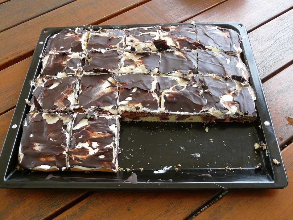 cake kuchenblech danube waves