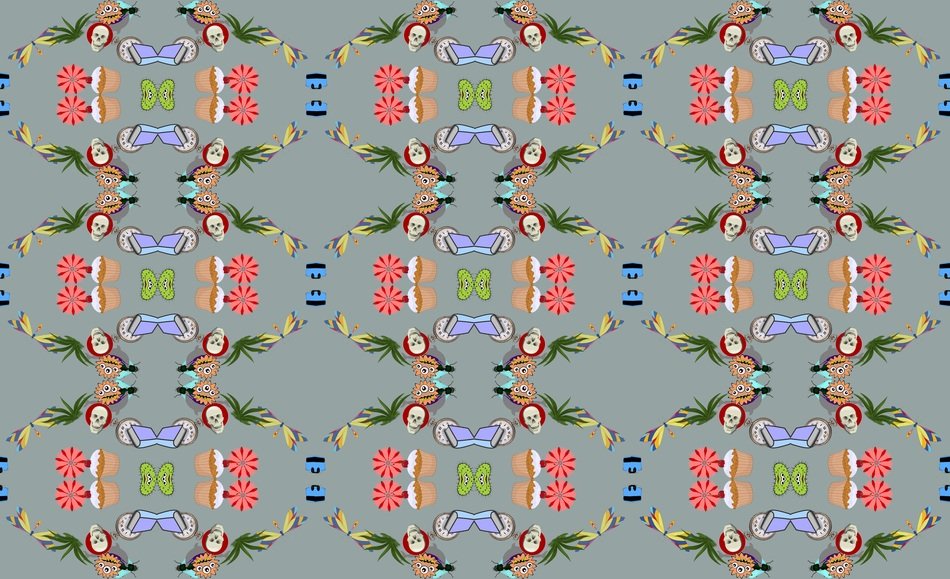 pattern retro design modern