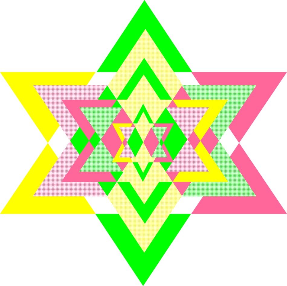 star stylized creative decorative