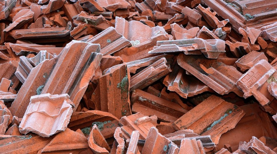 brick tile construction material