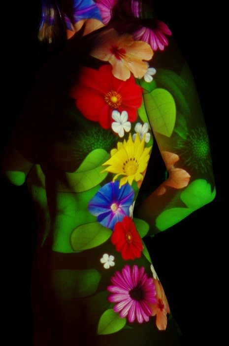woman act silhouette pattern