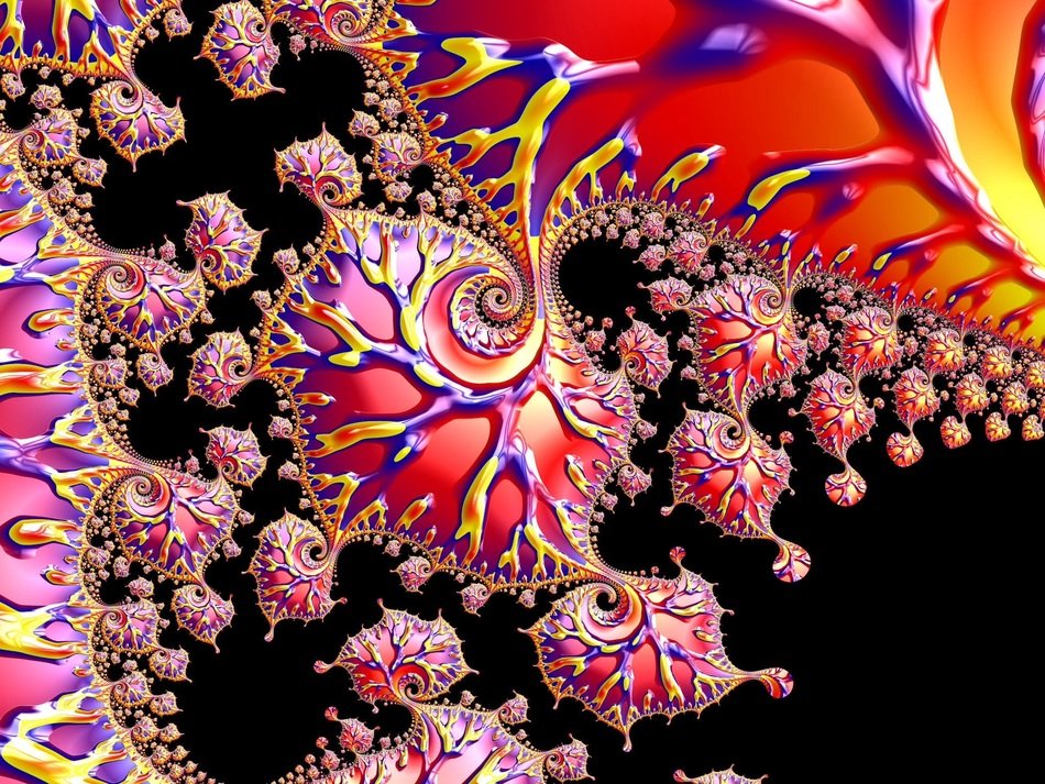 fractals colorful pattern