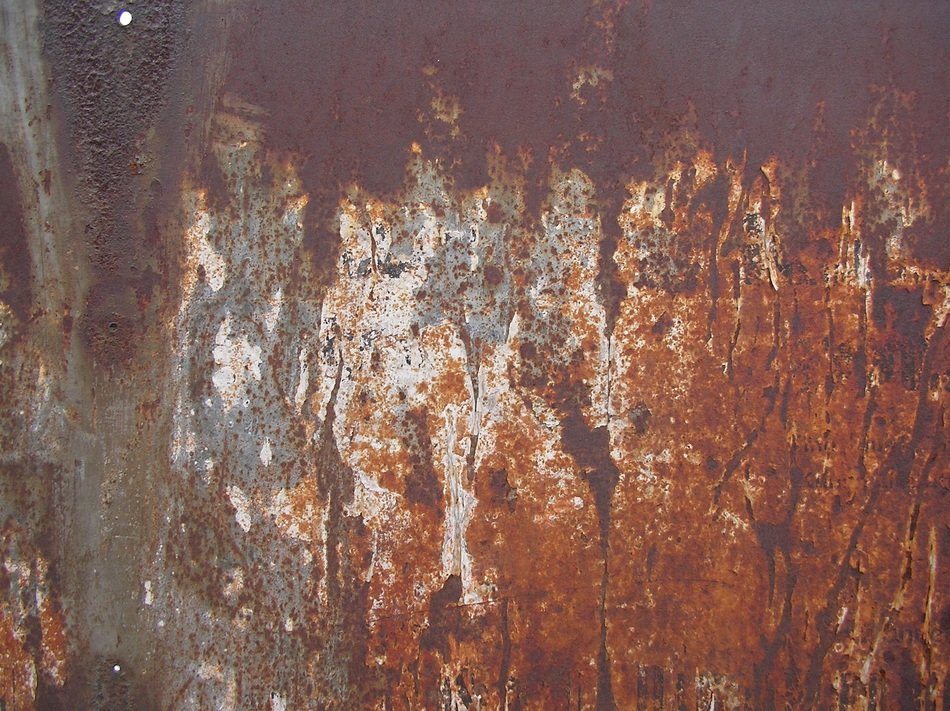 stainless wall structure patina