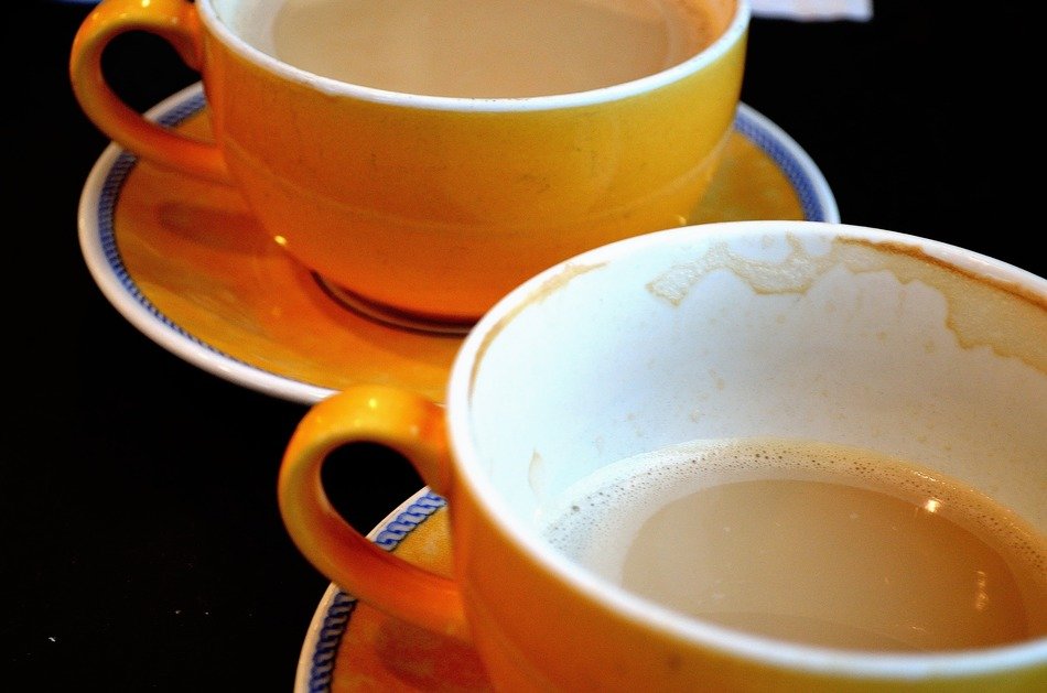 coffee mug mugs orange empty full