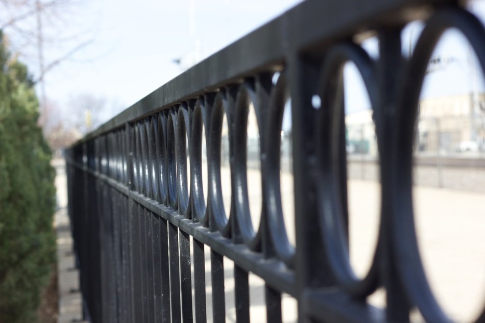 fence metal steel iron texture
