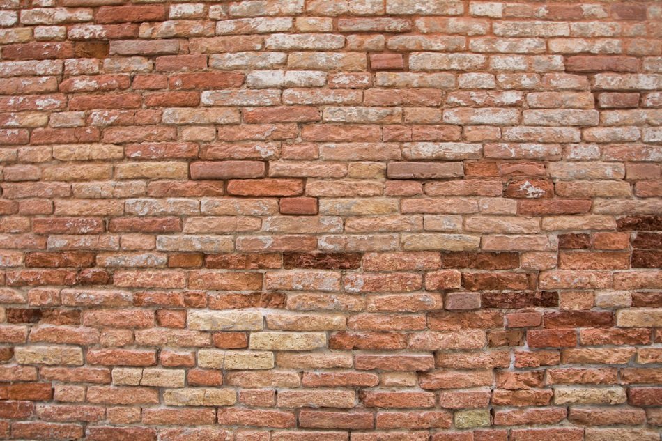 wall brick structure weathered