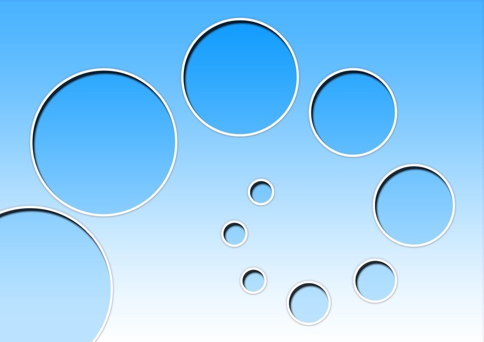 background abstract district round