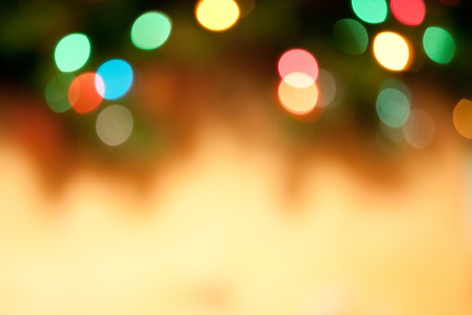 bokeh multi colored background gold